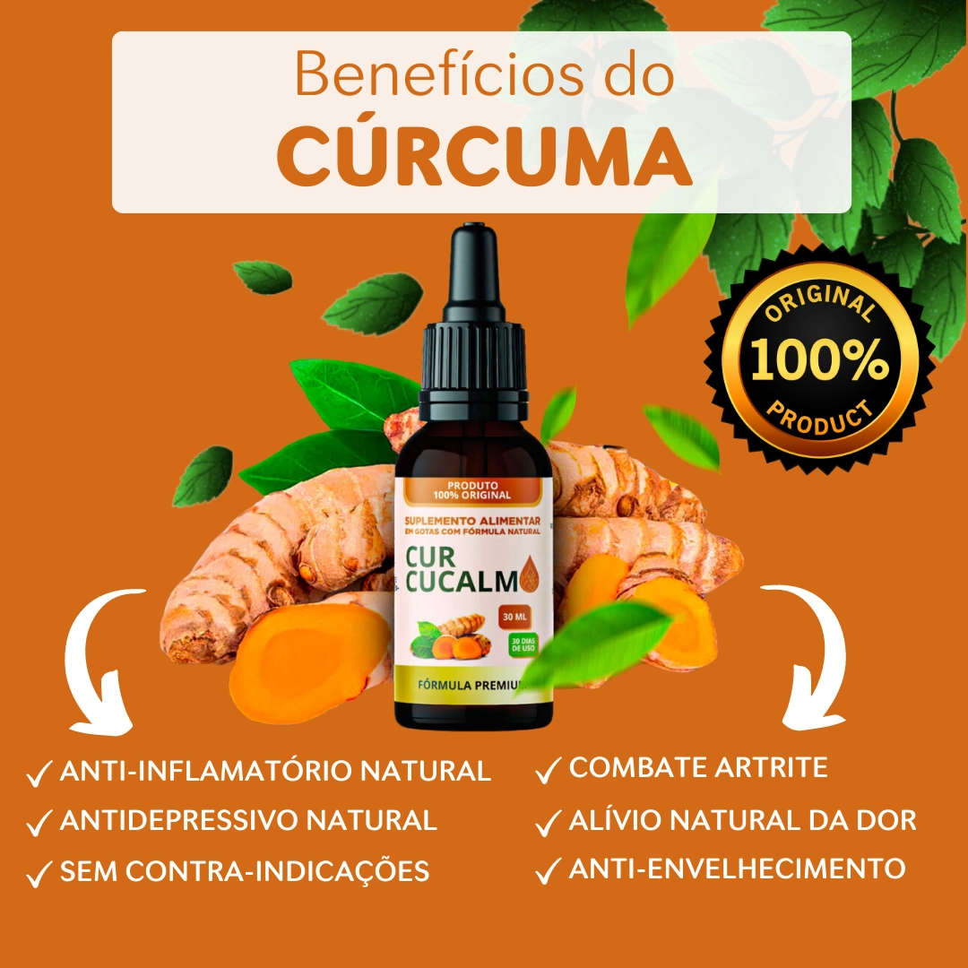 CurcuCalm - Alívio Natural para Dor